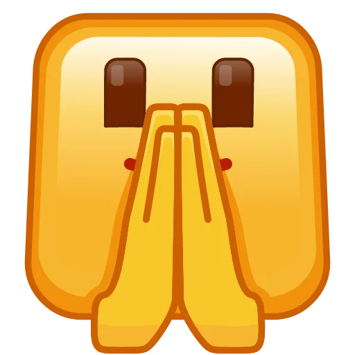 Square Emoji emoji 🙏