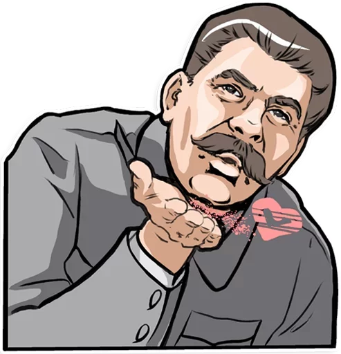 Стікер Telegram «Сталин» ❤
