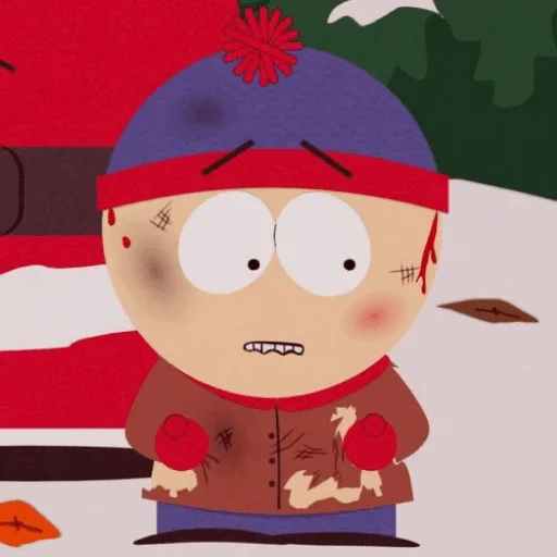 Эмодзи Stan Marsh ( South Park) 😟