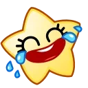 Star Emoji sticker 😂