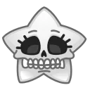 Star Emoji stiker 💀