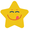 Star Emoji emoji 😋