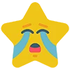 Star Emoji emoji 😭