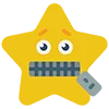 Star Emoji emoji 🤐