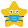 Емодзі Telegram «Star Emoji» 😷