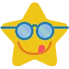 Star Emoji emoji 🤓