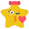 Star Emoji emoji 😘