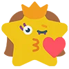 Star Emoji emoji 😘