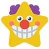 Star Emoji  emoji 🤡