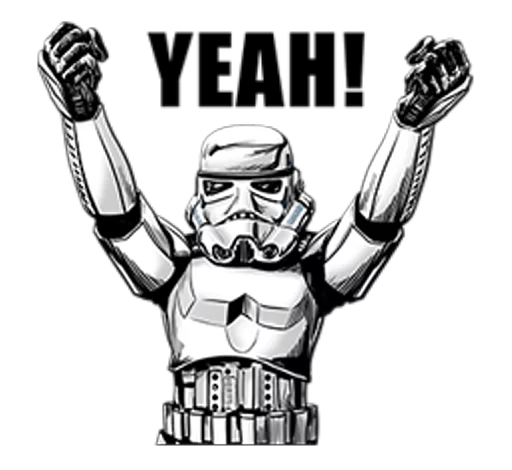 Telegram stiker «Star Wars Imperial» 💪