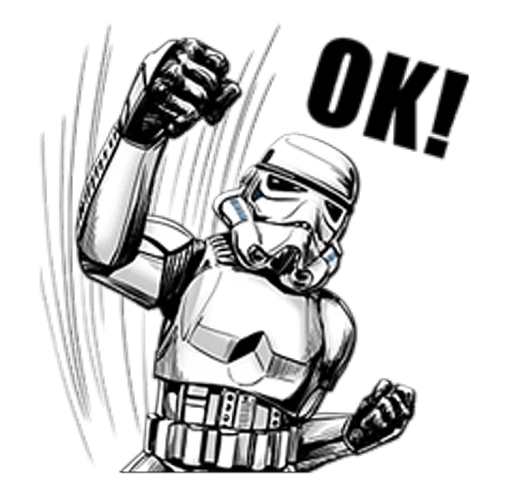 Star Wars Imperial sticker ✊