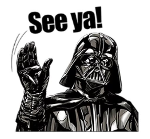 Telegram stiker «Star Wars Imperial» 👋