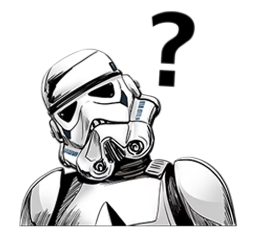 Стікер Telegram «Star Wars Imperial» 🤔