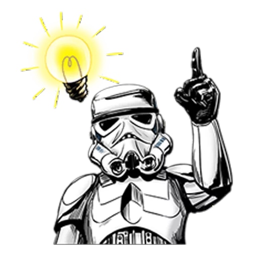 Star Wars Imperial emoji ☝