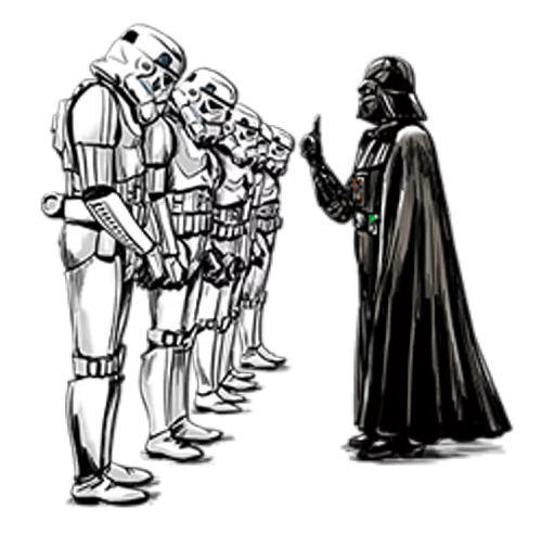 Star Wars Imperial sticker ☝