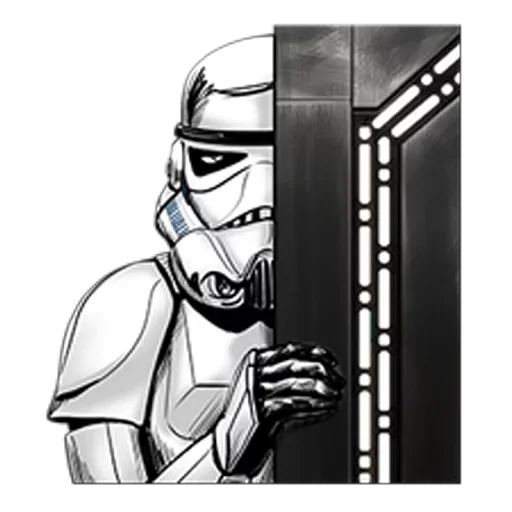 Telegram stiker «Star Wars Галактическая Империя» 😯