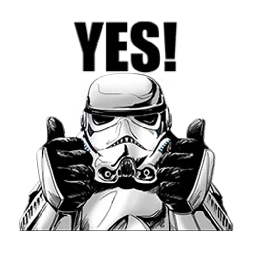 Telegram stiker «Star Wars Галактическая Империя» 👍