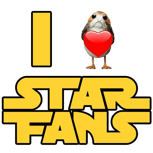 Star Wars Porgs emoji ❤