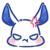 Star Bunny | Звездный кролик emoji 😤