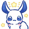 Эмодзи Star Bunny | Звездный кролик 🌟