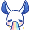 Емодзі Star Bunny | Звездный кролик 🌈