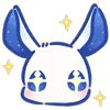 Эмодзи Star Bunny | Звездный кролик 🤩