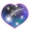 Telegram emoji Starry Sky,звездное небо