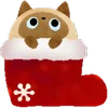 Емодзі Telegram «Christmas | Рождество» 🐈