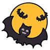 Эмодзи Telegram «Halloween» 🦇