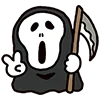 Эмодзи Telegram «Halloween» 💀