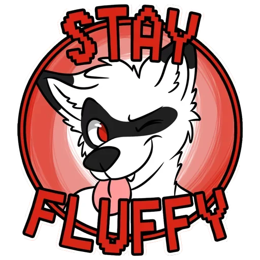 Telegram Sticker «Stay Fluffy» 🤪