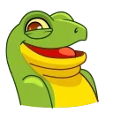 Stevie the Lizard emoji 😂