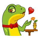 Stevie the Lizard emoji 😘