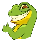 Stevie the Lizard emoji 👍