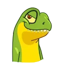 Stevie the Lizard emoji 😏