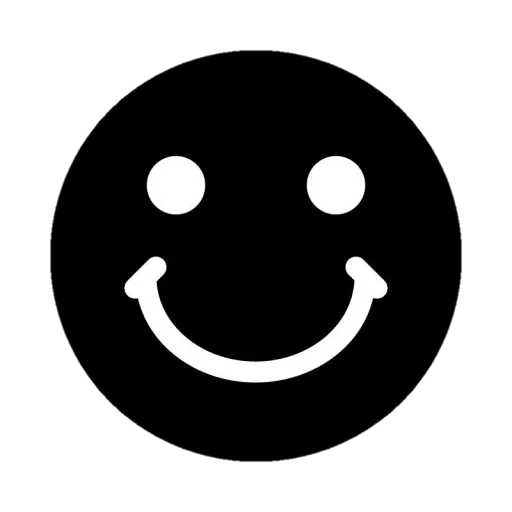 Telegram Sticker «Black emojis» 🙂