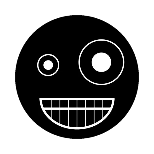 Telegram Sticker «Black emojis» 😉