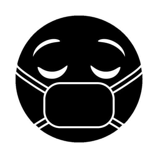 Емодзі Black emojis 😷
