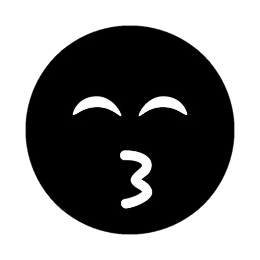 Эмодзи Black emojis 😗