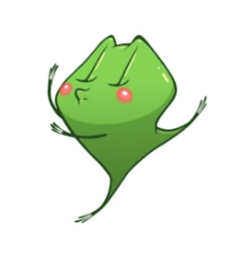 Mr. FROG emoji 😗