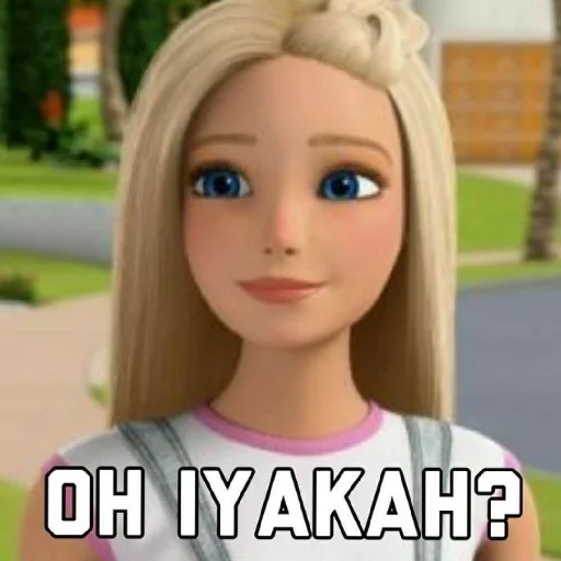 Стікер Telegram «Barbie memes» 😄