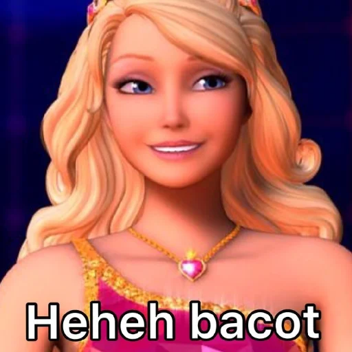 Barbie memes stiker 😄