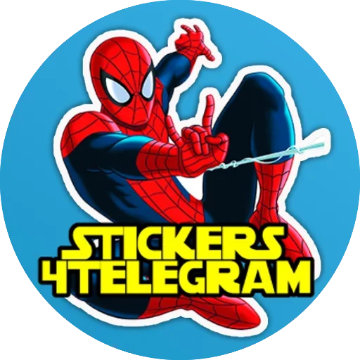 Стікери телеграм spiderman