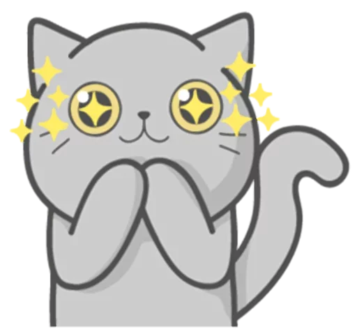 Стикер Telegram «Stickers with Cat» ?