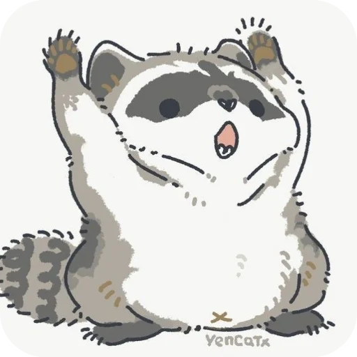 Стікер Telegram «raccoons» 🐦