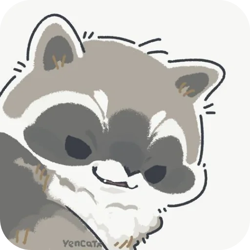 Стікер Telegram «raccoons» 😈