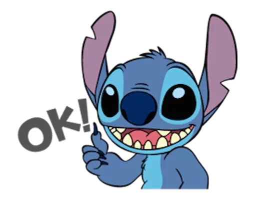 Stitch by Disney emoji 😌