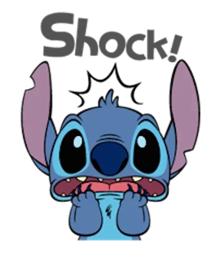Stitch by Disney stiker ☹️