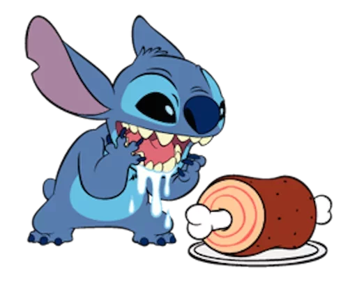 Stitch by Disney sticker 🍖