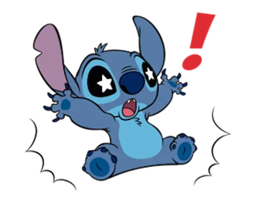 Stitch by Disney emoji 😱